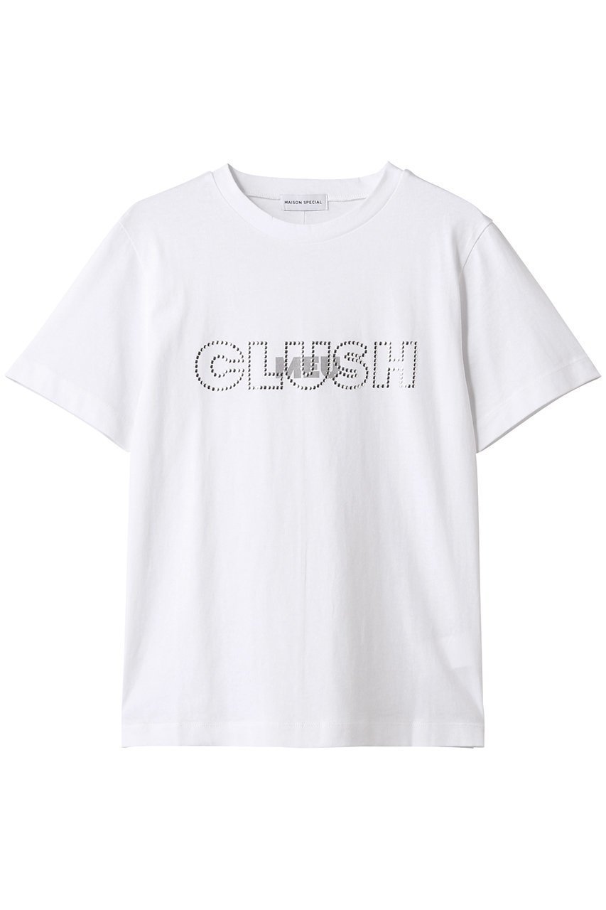 【メゾンスペシャル/MAISON SPECIAL】のMEU CLUSH T-shirt/MEU CLUSH Tシャツ インテリア・キッズ・メンズ・レディースファッション・服の通販 founy(ファニー) 　ファッション　Fashion　レディースファッション　Fashion for Women　トップス・カットソー　Cut & Sew Tops　シャツ・ブラウス・オフィスカジュアル　Elegant Blouses & Button-Ups　ロングTシャツ・Tシャツ　Longline T-Shirts & Tees　カットソー・ベーシックTシャツ　Cut-and-Sewn Tops / Stretch Tees & Basics　インナー　Innerwear　春　Spring　グラフィック　Graphic, Graphic Design　ショート　Short, Short Length　シルバー　Silver, Metallic Silver　スリーブ　Sleeve, Long Sleeve / Short Sleeve　S/S・春夏　SS, Spring/Summer, Warm Season　夏　Summer　WHT(ホワイト)|ID: prp329100004927616 ipo3291000000036975433