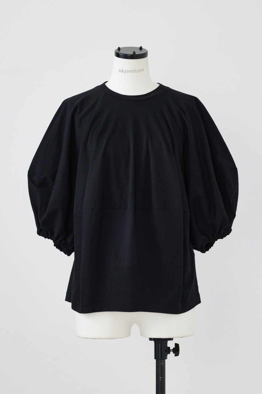 【ナゴンスタンス/nagonstans】のソフト天竺 Orb T/SH/Tシャツ インテリア・キッズ・メンズ・レディースファッション・服の通販 founy(ファニー) 　ファッション　Fashion　レディースファッション　Fashion for Women　トップス・カットソー　Cut & Sew Tops　シャツ・ブラウス・オフィスカジュアル　Elegant Blouses & Button-Ups　ロングTシャツ・Tシャツ　Longline T-Shirts & Tees　カットソー・ベーシックTシャツ　Cut-and-Sewn Tops / Stretch Tees & Basics　ショート　Short, Short Length　スリーブ　Sleeve, Long Sleeve / Short Sleeve　バランス　Balance, Style Balance　フォルム　Silhouette, Form　Black|ID: prp329100004927619 ipo3291000000036975478