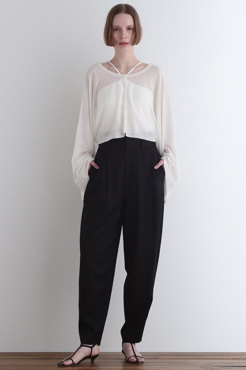 【ル フィル/LE PHIL】のシアーリネンクロップドカーデ 人気、トレンドファッション・服の通販 founy(ファニー) 　ファッション　Fashion　レディースファッション　Fashion for Women　トップス・カットソー　Cut & Sew Tops　カーディガン・羽織り　Layered Style Cardigans　シャツ・ブラウス・オフィスカジュアル　Elegant Blouses & Button-Ups　ロングTシャツ・Tシャツ　Longline T-Shirts & Tees　カットソー・ベーシックTシャツ　Cut-and-Sewn Tops / Stretch Tees & Basics　カーディガン　Cardigan, Knitwear　ショート　Short, Short Length　ネップ　Nepp, Slub Yarn　パターン　Pattern, Design Print　リネン　Linen, Linen Fabric　夏　Summer　other-7|ID: prp329100004927641 ipo3291000000036975645