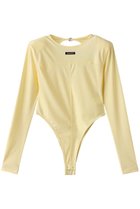 【プランク プロジェクト/PRANK PROJECT】のグロッシースキューバボディスーツ / Glossy Scuba Bodysuit 人気、トレンドファッション・服の通販 founy(ファニー) ファッション Fashion レディースファッション Fashion for Women トップス・カットソー Cut & Sew Tops シャツ・ブラウス・オフィスカジュアル Elegant Blouses & Button-Ups ロングTシャツ・Tシャツ Longline T-Shirts & Tees カットソー・ベーシックTシャツ Cut-and-Sewn Tops / Stretch Tees & Basics ジャケット Jacket, Outerwear スポーティ Sporty, Casual Athletic スリーブ Sleeve, Long Sleeve / Short Sleeve スーツ Suit, Formalwear パイピング Piping, Trim Design ボトム Bottoms, Lower Wear ロング Long, Long-Length thumbnail L.YEL(ライトイエロー)|ID: prp329100004927650 ipo3291000000036975741