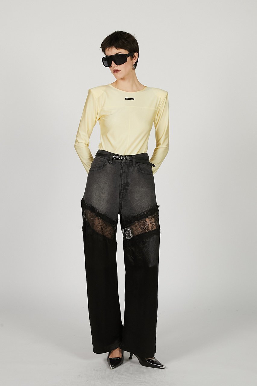 【プランク プロジェクト/PRANK PROJECT】のグロッシースキューバボディスーツ / Glossy Scuba Bodysuit 人気、トレンドファッション・服の通販 founy(ファニー) 　ファッション　Fashion　レディースファッション　Fashion for Women　トップス・カットソー　Cut & Sew Tops　シャツ・ブラウス・オフィスカジュアル　Elegant Blouses & Button-Ups　ロングTシャツ・Tシャツ　Longline T-Shirts & Tees　カットソー・ベーシックTシャツ　Cut-and-Sewn Tops / Stretch Tees & Basics　ジャケット　Jacket, Outerwear　スポーティ　Sporty, Casual Athletic　スリーブ　Sleeve, Long Sleeve / Short Sleeve　スーツ　Suit, Formalwear　パイピング　Piping, Trim Design　ボトム　Bottoms, Lower Wear　ロング　Long, Long-Length　other-7|ID: prp329100004927650 ipo3291000000036975753