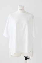 【エンフォルド/ENFOLD】のスビン天竺 スリットBIG T/SH Tシャツ 人気、トレンドファッション・服の通販 founy(ファニー) ファッション Fashion レディースファッション Fashion for Women トップス・カットソー Cut & Sew Tops シャツ・ブラウス・オフィスカジュアル Elegant Blouses & Button-Ups ロングTシャツ・Tシャツ Longline T-Shirts & Tees カットソー・ベーシックTシャツ Cut-and-Sewn Tops / Stretch Tees & Basics ショート Short, Short Length スリット Slit, Slit Detail スリーブ Sleeve, Long Sleeve / Short Sleeve ワイド Wide, Wide Fit ワンポイント One Point, Statement Accent thumbnail ホワイト|ID: prp329100004927676 ipo3291000000036976041