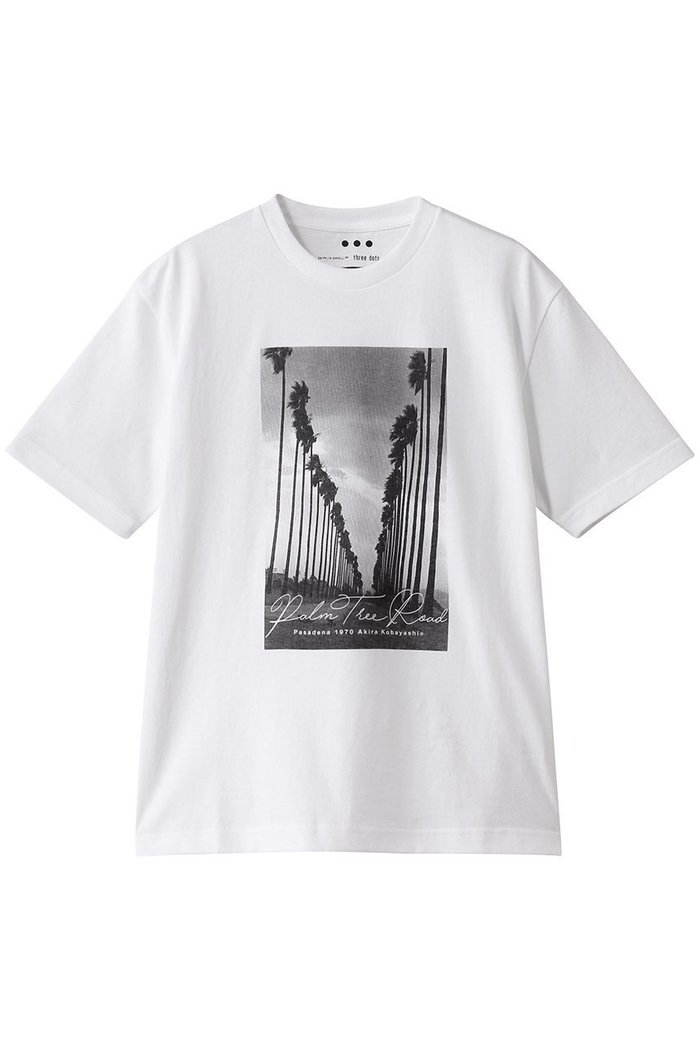 【エリオポール/heliopole】の【UNISEX】【THREE DOTS】グラフィックtee インテリア・キッズ・メンズ・レディースファッション・服の通販 founy(ファウニー) https://founy.com/ ファッション Fashion レディースファッション Fashion for Women トップス・カットソー Cut & Sew Tops シャツ・ブラウス・オフィスカジュアル Elegant Blouses & Button-Ups ロングTシャツ・Tシャツ Longline T-Shirts & Tees カットソー・ベーシックTシャツ Cut-and-Sewn Tops / Stretch Tees & Basics ユニセックス Unisex, Genderless グラフィック Graphic, Graphic Design ショート Short, Short Length シンプル Simple, Minimal スリーブ Sleeve, Long Sleeve / Short Sleeve デニム Denim, Jeans Material プリント Print, Printed Pattern モノトーン Monotone, Black and White |ID: prp329100004927690 ipo3291000000036976199