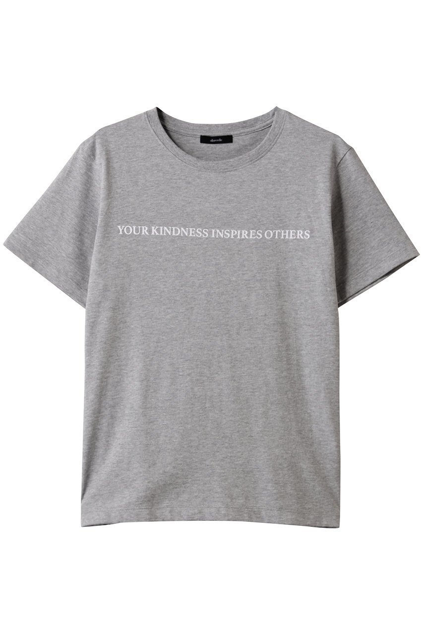 【アルアバイル/allureville】のコンビフォントT インテリア・キッズ・メンズ・レディースファッション・服の通販 founy(ファニー) 　ファッション　Fashion　レディースファッション　Fashion for Women　トップス・カットソー　Cut & Sew Tops　シャツ・ブラウス・オフィスカジュアル　Elegant Blouses & Button-Ups　ロングTシャツ・Tシャツ　Longline T-Shirts & Tees　カットソー・ベーシックTシャツ　Cut-and-Sewn Tops / Stretch Tees & Basics　コンパクト　Compact, Small Size　コンビ　Combo, Combination Style　ショート　Short, Short Length　シンプル　Simple, Minimal　スリーブ　Sleeve, Long Sleeve / Short Sleeve　グレー|ID: prp329100004927704 ipo3291000000036976368