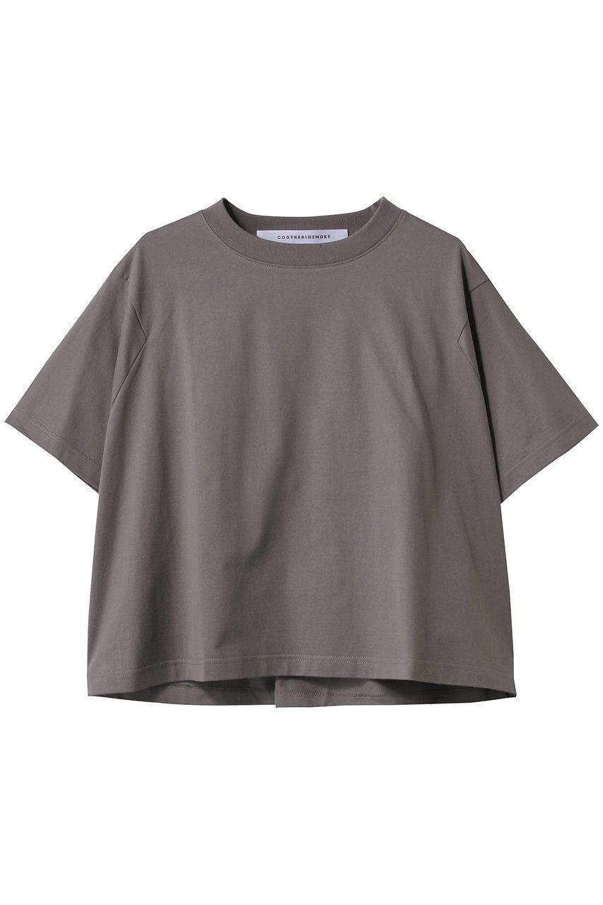 【プルミエ アロンディスモン/1er Arrondissement】の【COG THE BIGSMOKE】JEMMA Tシャツ 人気、トレンドファッション・服の通販 founy(ファニー) 　ファッション　Fashion　レディースファッション　Fashion for Women　トップス・カットソー　Cut & Sew Tops　シャツ・ブラウス・オフィスカジュアル　Elegant Blouses & Button-Ups　ロングTシャツ・Tシャツ　Longline T-Shirts & Tees　カットソー・ベーシックTシャツ　Cut-and-Sewn Tops / Stretch Tees & Basics　ショート　Short, Short Length　シンプル　Simple, Minimal　スリーブ　Sleeve, Long Sleeve / Short Sleeve　 other-1|ID: prp329100004927752 ipo3291000000036976696