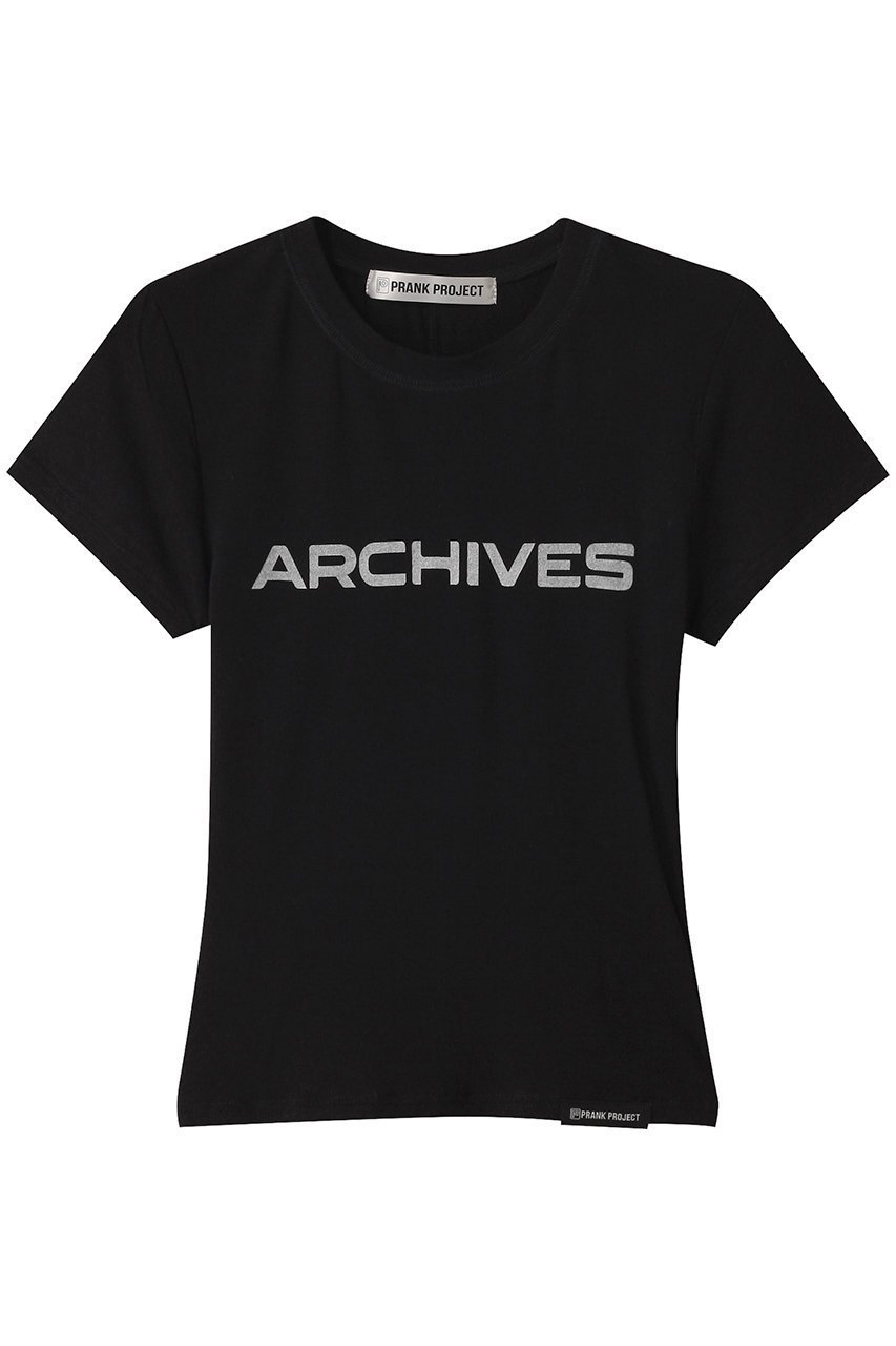 【プランク プロジェクト/PRANK PROJECT】のコンパクトarchives-T / Compact Archives Tee インテリア・キッズ・メンズ・レディースファッション・服の通販 founy(ファニー) 　ファッション　Fashion　レディースファッション　Fashion for Women　トップス・カットソー　Cut & Sew Tops　シャツ・ブラウス・オフィスカジュアル　Elegant Blouses & Button-Ups　ロングTシャツ・Tシャツ　Longline T-Shirts & Tees　カットソー・ベーシックTシャツ　Cut-and-Sewn Tops / Stretch Tees & Basics　コンパクト　Compact, Small Size　シアー　Sheer, See-Through　ショート　Short, Short Length　ストレッチ　Stretch, Stretchy Fabric　スリーブ　Sleeve, Long Sleeve / Short Sleeve　フィット　Fit, Slim Fit　プリント　Print, Printed Pattern　ボトム　Bottoms, Lower Wear　BLK(ブラック)|ID: prp329100004927770 ipo3291000000036976921