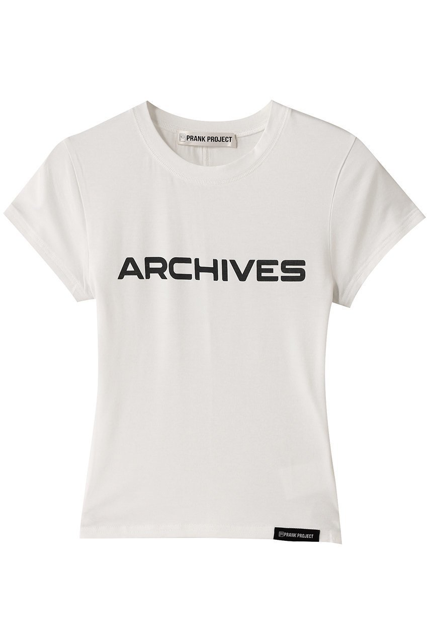 【プランク プロジェクト/PRANK PROJECT】のコンパクトarchives-T / Compact Archives Tee インテリア・キッズ・メンズ・レディースファッション・服の通販 founy(ファニー) 　ファッション　Fashion　レディースファッション　Fashion for Women　トップス・カットソー　Cut & Sew Tops　シャツ・ブラウス・オフィスカジュアル　Elegant Blouses & Button-Ups　ロングTシャツ・Tシャツ　Longline T-Shirts & Tees　カットソー・ベーシックTシャツ　Cut-and-Sewn Tops / Stretch Tees & Basics　コンパクト　Compact, Small Size　シアー　Sheer, See-Through　ショート　Short, Short Length　ストレッチ　Stretch, Stretchy Fabric　スリーブ　Sleeve, Long Sleeve / Short Sleeve　フィット　Fit, Slim Fit　プリント　Print, Printed Pattern　ボトム　Bottoms, Lower Wear　WHT(ホワイト)|ID: prp329100004927770 ipo3291000000036976925