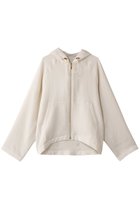 【ベイジ,/BEIGE,】のBROOM(ブルーム)/スウェット風オーバーサイズドローストリングパーカー Ecru|ID: prp329100004927777 ipo3291000000036976990