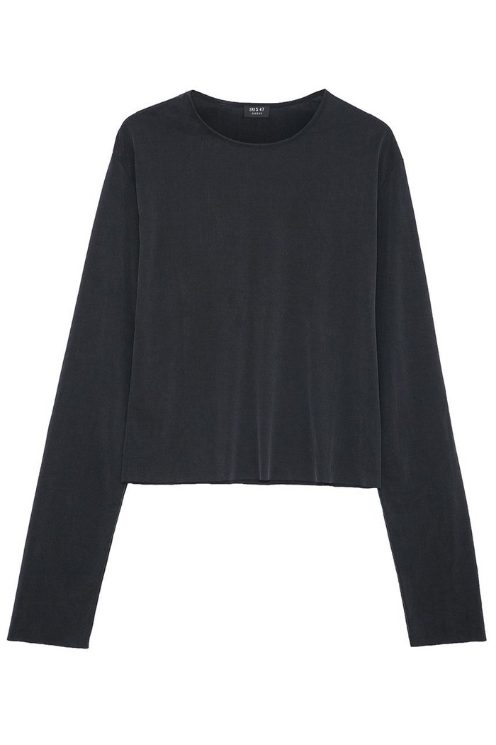 【イリスフォーセブン/IRIS 47】のvelvety long トップス インテリア・キッズ・メンズ・レディースファッション・服の通販 founy(ファウニー) https://founy.com/ ファッション Fashion レディースファッション Fashion for Women トップス・カットソー Cut & Sew Tops シャツ・ブラウス・オフィスカジュアル Elegant Blouses & Button-Ups ロングTシャツ・Tシャツ Longline T-Shirts & Tees カットソー・ベーシックTシャツ Cut-and-Sewn Tops / Stretch Tees & Basics エレガント 上品 Elegant カットソー Cut and Sewn Top シンプル Simple, Minimal スリーブ Sleeve, Long Sleeve / Short Sleeve ドレープ Drape, Draping Fabric ロング Long, Long-Length |ID: prp329100004927820 ipo3291000000036977385