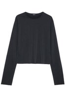 【イリスフォーセブン/IRIS 47】のvelvety long トップス 人気、トレンドファッション・服の通販 founy(ファニー) ファッション Fashion レディースファッション Fashion for Women トップス・カットソー Cut & Sew Tops シャツ・ブラウス・オフィスカジュアル Elegant Blouses & Button-Ups ロングTシャツ・Tシャツ Longline T-Shirts & Tees カットソー・ベーシックTシャツ Cut-and-Sewn Tops / Stretch Tees & Basics エレガント 上品 Elegant カットソー Cut and Sewn Top シンプル Simple, Minimal スリーブ Sleeve, Long Sleeve / Short Sleeve ドレープ Drape, Draping Fabric ロング Long, Long-Length |ID:prp329100004927820