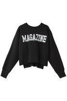 【サードマガジン/THIRD MAGAZINE】のロゴボクシースウェット ブラック|ID: prp329100004927837 ipo3291000000036977519