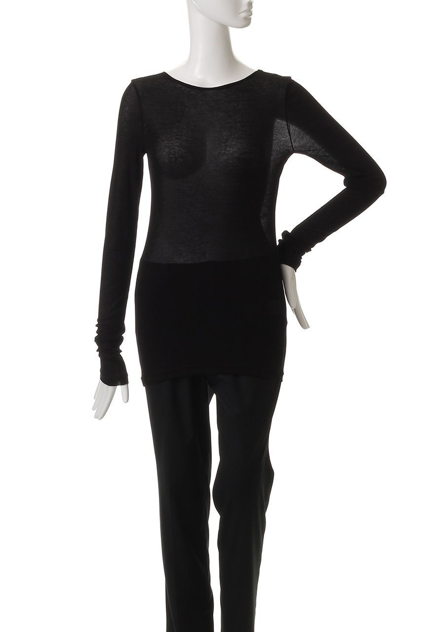 【ヒューエルミュージアム/hueLe Museum】の【hLM】シアーハイツイストフライス 人気、トレンドファッション・服の通販 founy(ファニー) 　ファッション　Fashion　レディースファッション　Fashion for Women　トップス・カットソー　Cut & Sew Tops　シャツ・ブラウス・オフィスカジュアル　Elegant Blouses & Button-Ups　ロングTシャツ・Tシャツ　Longline T-Shirts & Tees　カットソー・ベーシックTシャツ　Cut-and-Sewn Tops / Stretch Tees & Basics　インナー　Innerwear　キャミ　Camisole, Cami Top　ショート　Short, Short Length　スリーブ　Sleeve, Long Sleeve / Short Sleeve　other-2|ID: prp329100004927838 ipo3291000000036977543