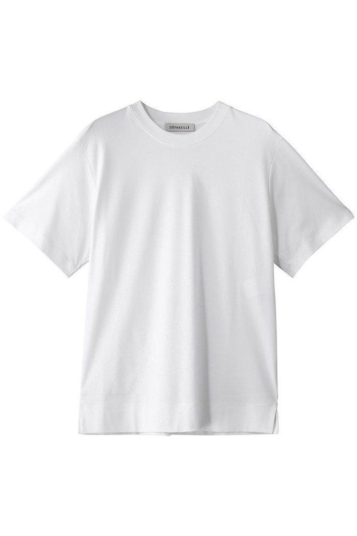 【デパリエ/DEPAREILLE】のスムースショートスリーブTシャツ インテリア・キッズ・メンズ・レディースファッション・服の通販 founy(ファウニー) https://founy.com/ ファッション Fashion レディースファッション Fashion for Women トップス・カットソー Cut & Sew Tops シャツ・ブラウス・オフィスカジュアル Elegant Blouses & Button-Ups ロングTシャツ・Tシャツ Longline T-Shirts & Tees カットソー・ベーシックTシャツ Cut-and-Sewn Tops / Stretch Tees & Basics なめらか Smooth, Silky Texture ショート Short, Short Length シンプル Simple, Minimal スリーブ Sleeve, Long Sleeve / Short Sleeve リラックス Relax, Relaxed Fit エレガント 上品 Elegant |ID: prp329100004927867 ipo3291000000036977841