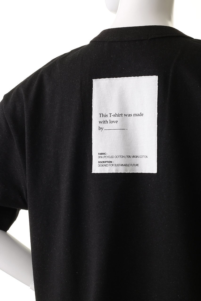 【プレインピープル/PLAIN PEOPLE】のリサイクルコットンTシャツ 人気、トレンドファッション・服の通販 founy(ファニー) 　ファッション　Fashion　レディースファッション　Fashion for Women　トップス・カットソー　Cut & Sew Tops　シャツ・ブラウス・オフィスカジュアル　Elegant Blouses & Button-Ups　ロングTシャツ・Tシャツ　Longline T-Shirts & Tees　カットソー・ベーシックTシャツ　Cut-and-Sewn Tops / Stretch Tees & Basics　なめらか　Smooth, Silky Texture　インナー　Innerwear　ショート　Short, Short Length　シンプル　Simple, Minimal　ジャケット　Jacket, Outerwear　スリーブ　Sleeve, Long Sleeve / Short Sleeve　パッチワーク　Patchwork, Mixed Fabric　other-5|ID: prp329100004927872 ipo3291000000036977893