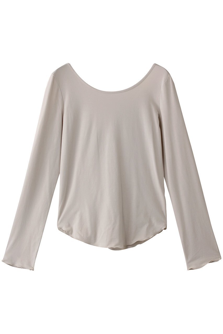 【ガリャルダガランテ/GALLARDAGALANTE】のバックオープンカットソー 人気、トレンドファッション・服の通販 founy(ファニー) 　ファッション　Fashion　レディースファッション　Fashion for Women　トップス・カットソー　Cut & Sew Tops　シャツ・ブラウス・オフィスカジュアル　Elegant Blouses & Button-Ups　ロングTシャツ・Tシャツ　Longline T-Shirts & Tees　カットソー・ベーシックTシャツ　Cut-and-Sewn Tops / Stretch Tees & Basics　インナー　Innerwear　カットソー　Cut and Sewn Top　ジャケット　Jacket, Outerwear　スリーブ　Sleeve, Long Sleeve / Short Sleeve　ロング　Long, Long-Length　軽量　Lightweight, Ultra Light　 other-1|ID: prp329100004927879 ipo3291000000036977912