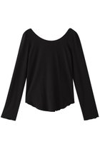 【ガリャルダガランテ/GALLARDAGALANTE】のバックオープンカットソー 人気、トレンドファッション・服の通販 founy(ファニー) ファッション Fashion レディースファッション Fashion for Women トップス・カットソー Cut & Sew Tops シャツ・ブラウス・オフィスカジュアル Elegant Blouses & Button-Ups ロングTシャツ・Tシャツ Longline T-Shirts & Tees カットソー・ベーシックTシャツ Cut-and-Sewn Tops / Stretch Tees & Basics インナー Innerwear カットソー Cut and Sewn Top ジャケット Jacket, Outerwear スリーブ Sleeve, Long Sleeve / Short Sleeve ロング Long, Long-Length 軽量 Lightweight, Ultra Light thumbnail ブラック|ID: prp329100004927879 ipo3291000000036977916