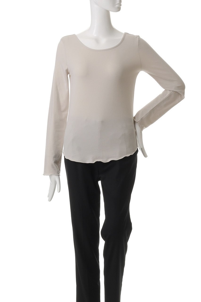 【ガリャルダガランテ/GALLARDAGALANTE】のバックオープンカットソー 人気、トレンドファッション・服の通販 founy(ファニー) 　ファッション　Fashion　レディースファッション　Fashion for Women　トップス・カットソー　Cut & Sew Tops　シャツ・ブラウス・オフィスカジュアル　Elegant Blouses & Button-Ups　ロングTシャツ・Tシャツ　Longline T-Shirts & Tees　カットソー・ベーシックTシャツ　Cut-and-Sewn Tops / Stretch Tees & Basics　インナー　Innerwear　カットソー　Cut and Sewn Top　ジャケット　Jacket, Outerwear　スリーブ　Sleeve, Long Sleeve / Short Sleeve　ロング　Long, Long-Length　軽量　Lightweight, Ultra Light　other-2|ID: prp329100004927879 ipo3291000000036977918