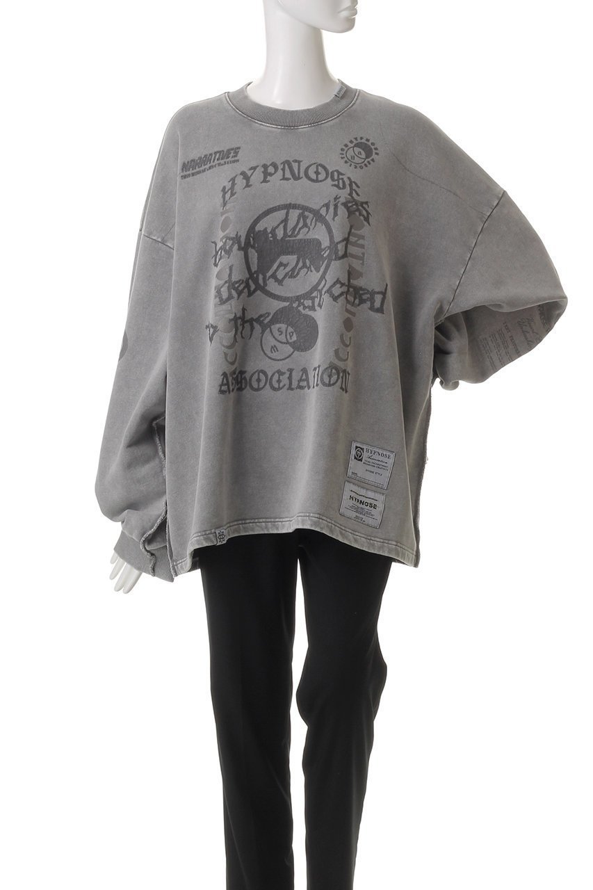 【メゾンスペシャル/MAISON SPECIAL】の【UNISEX】HYPNOSE加工スウェットクルー 肩ステッチ 人気、トレンドファッション・服の通販 founy(ファニー) 　ファッション　Fashion　レディースファッション　Fashion for Women　トップス・カットソー　Cut & Sew Tops　シャツ・ブラウス・オフィスカジュアル　Elegant Blouses & Button-Ups　レディースパーカー・カジュアルフーディー　Casual Hoodies & Sweatshirts　ロングTシャツ・Tシャツ　Longline T-Shirts & Tees　スウェット・クルーネックトップス　Sweatshirts & Crewnecks / Relaxed Fit Sweat Tops　カットソー・ベーシックTシャツ　Cut-and-Sewn Tops / Stretch Tees & Basics　ユニセックス　Unisex, Genderless　ウォッシュ　Washed Finish　デニム　Denim, Jeans Material　other-2|ID: prp329100004927899 ipo3291000000036978058