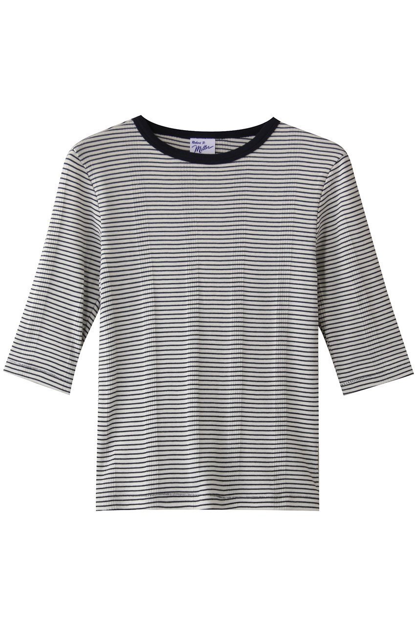 【ガリャルダガランテ/GALLARDAGALANTE】の【Miller】別注5STee インテリア・キッズ・メンズ・レディースファッション・服の通販 founy(ファニー) 　ファッション　Fashion　レディースファッション　Fashion for Women　トップス・カットソー　Cut & Sew Tops　シャツ・ブラウス・オフィスカジュアル　Elegant Blouses & Button-Ups　ロングTシャツ・Tシャツ　Longline T-Shirts & Tees　カットソー・ベーシックTシャツ　Cut-and-Sewn Tops / Stretch Tees & Basics　インナー　Innerwear　ショート　Short, Short Length　スリーブ　Sleeve, Long Sleeve / Short Sleeve　フィット　Fit, Slim Fit　別注　Limited Edition, Custom Order　半袖　Short Sleeve, Half Sleeve　ネイビー|ID: prp329100004927921 ipo3291000000036978239