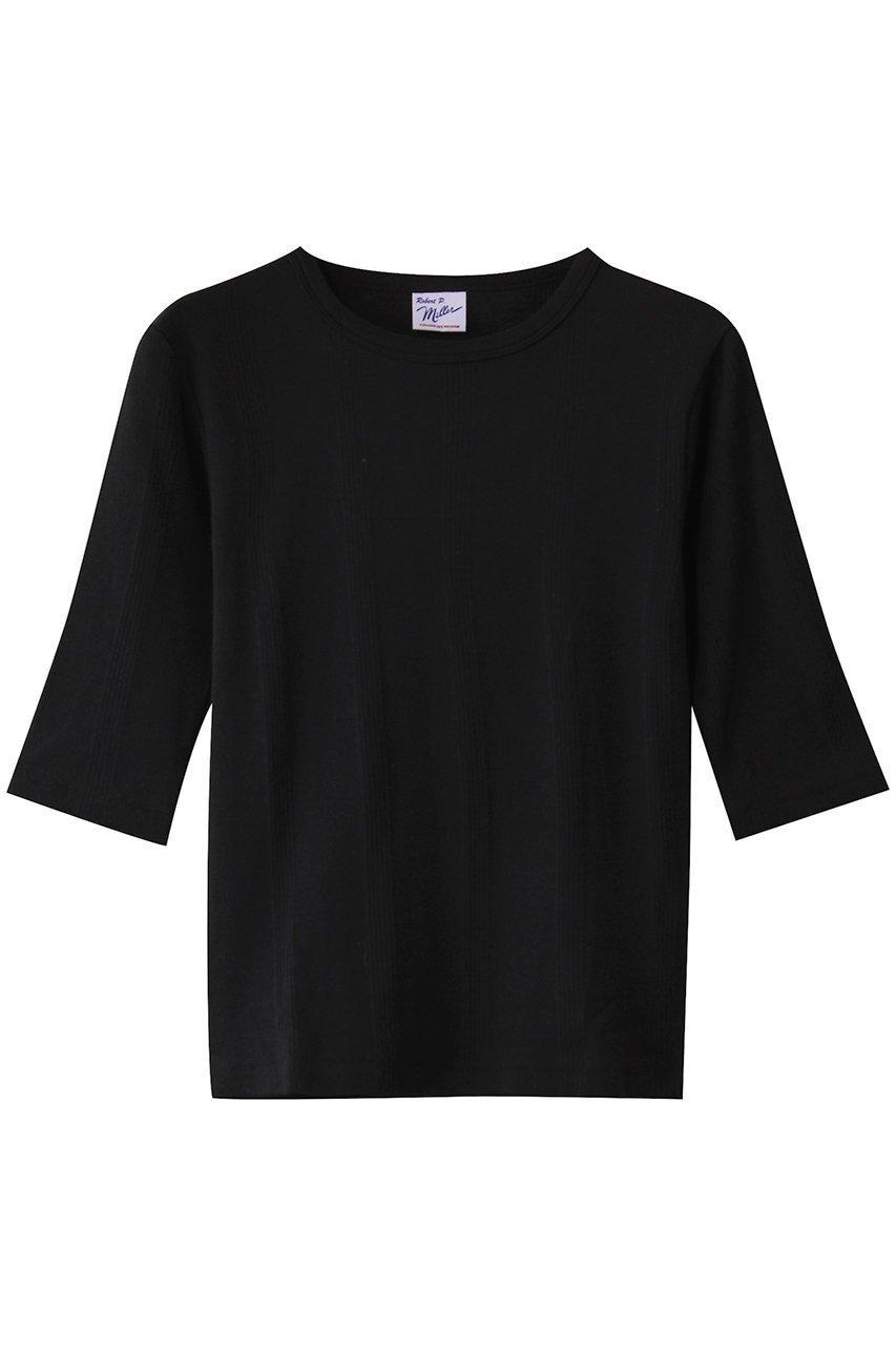 【ガリャルダガランテ/GALLARDAGALANTE】の【Miller】別注5STee インテリア・キッズ・メンズ・レディースファッション・服の通販 founy(ファニー) 　ファッション　Fashion　レディースファッション　Fashion for Women　トップス・カットソー　Cut & Sew Tops　シャツ・ブラウス・オフィスカジュアル　Elegant Blouses & Button-Ups　ロングTシャツ・Tシャツ　Longline T-Shirts & Tees　カットソー・ベーシックTシャツ　Cut-and-Sewn Tops / Stretch Tees & Basics　インナー　Innerwear　ショート　Short, Short Length　スリーブ　Sleeve, Long Sleeve / Short Sleeve　フィット　Fit, Slim Fit　別注　Limited Edition, Custom Order　半袖　Short Sleeve, Half Sleeve　ブラック|ID: prp329100004927921 ipo3291000000036978240