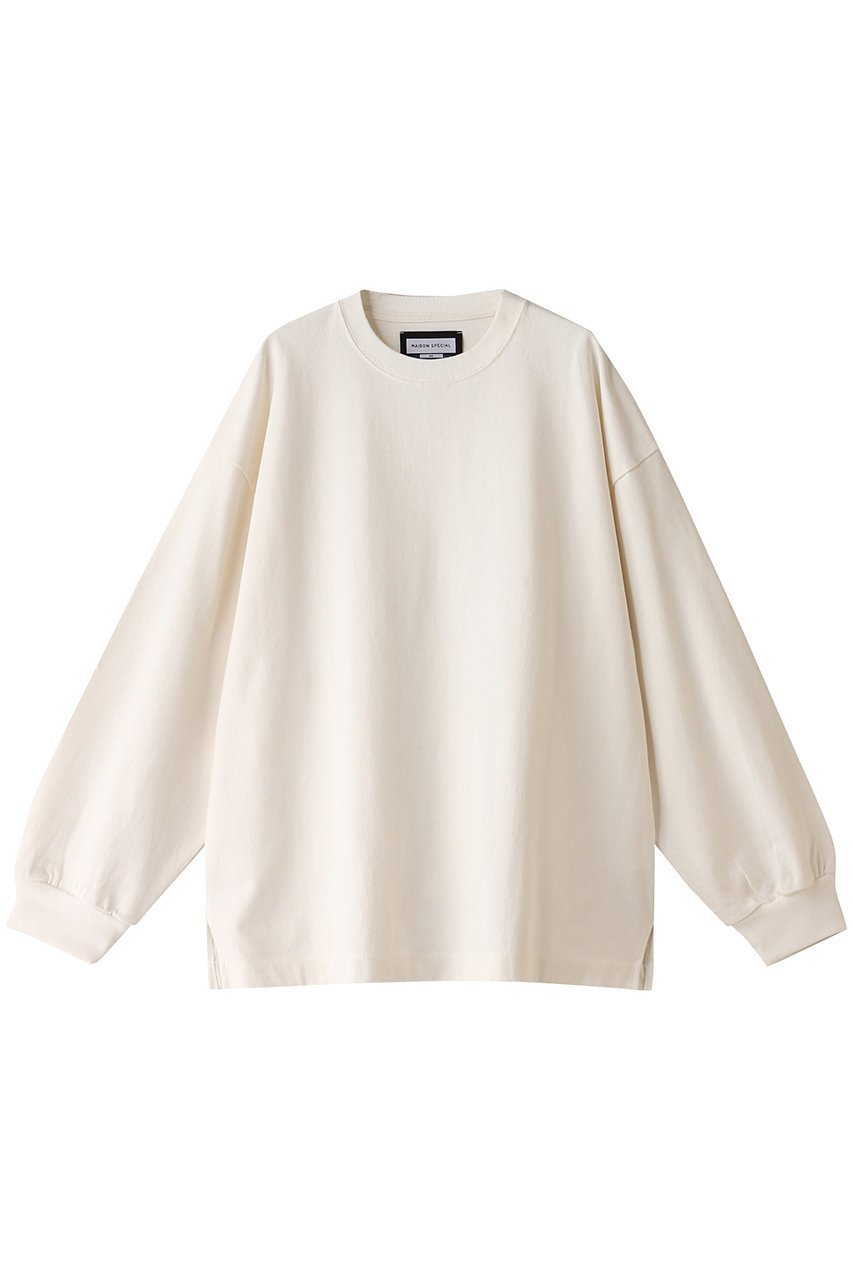 【メゾンスペシャル/MAISON SPECIAL】の【UNISEX】ヘヴィーウェイトプライムオーバーパックL/S Tシャツ インテリア・キッズ・メンズ・レディースファッション・服の通販 founy(ファニー) 　ファッション　Fashion　レディースファッション　Fashion for Women　トップス・カットソー　Cut & Sew Tops　シャツ・ブラウス・オフィスカジュアル　Elegant Blouses & Button-Ups　ロングTシャツ・Tシャツ　Longline T-Shirts & Tees　カットソー・ベーシックTシャツ　Cut-and-Sewn Tops / Stretch Tees & Basics　ユニセックス　Unisex, Genderless　スリーブ　Sleeve, Long Sleeve / Short Sleeve　ベーシック　Basic, Essential　ロング　Long, Long-Length　無地　Plain, Solid Color　長袖　Long Sleeve, Full Sleeve　WHT(ホワイト)|ID: prp329100004927925 ipo3291000000036978257