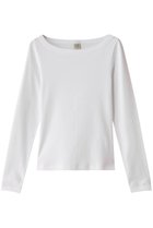 【アルアバイル/allureville】の【FLORE FLORE】 STEFFI LONG SLEEVE 人気、トレンドファッション・服の通販 founy(ファニー) ファッション Fashion レディースファッション Fashion for Women トップス・カットソー Cut & Sew Tops シャツ・ブラウス・オフィスカジュアル Elegant Blouses & Button-Ups ロングTシャツ・Tシャツ Longline T-Shirts & Tees カットソー・ベーシックTシャツ Cut-and-Sewn Tops / Stretch Tees & Basics カッティング Cutting Detail スリーブ Sleeve, Long Sleeve / Short Sleeve フェミニン Feminine, Girly フォルム Silhouette, Form ベーシック Basic, Essential ロング Long, Long-Length thumbnail ホワイト|ID: prp329100004927931 ipo3291000000036978332