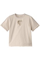 【プランク プロジェクト/PRANK PROJECT】のハートスタッズTEE / Heart Stud Tee IVR(アイボリー)|ID: prp329100004927946 ipo3291000000036978447