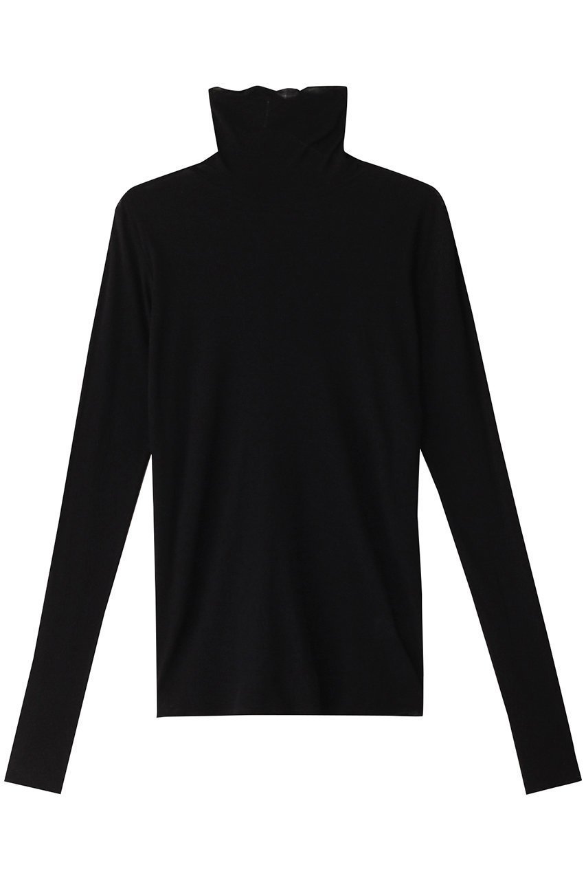 【エリオポール/heliopole】のシアータートルネック インテリア・キッズ・メンズ・レディースファッション・服の通販 founy(ファニー) 　ファッション　Fashion　レディースファッション　Fashion for Women　トップス・カットソー　Cut & Sew Tops　シャツ・ブラウス・オフィスカジュアル　Elegant Blouses & Button-Ups　ロングTシャツ・Tシャツ　Longline T-Shirts & Tees　カットソー・ベーシックTシャツ　Cut-and-Sewn Tops / Stretch Tees & Basics　タートルネック・ハイネックトップス　Turtlenecks & High-Neck Tops　シアー　Sheer, See-Through　スウェット / スエット　Sweatshirt, Sweatwear　スリーブ　Sleeve, Long Sleeve / Short Sleeve　タートルネック　Turtleneck, High Neck　ロング　Long, Long-Length　再入荷　Restock / Back in Stock　ブラック|ID: prp329100004927949 ipo3291000000036978496