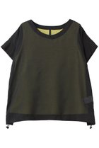 【ピアッカセッテ/ph7+】のドローストリングプルオーバー 人気、トレンドファッション・服の通販 founy(ファニー) ファッション Fashion レディースファッション Fashion for Women トップス・カットソー Cut & Sew Tops シャツ・ブラウス・オフィスカジュアル Elegant Blouses & Button-Ups ロングTシャツ・Tシャツ Longline T-Shirts & Tees カジュアルプルオーバー・ニットトップス Pullovers & Knit Tops / Casual Pullovers カットソー・ベーシックTシャツ Cut-and-Sewn Tops / Stretch Tees & Basics ギャザー Gathered, Ruffled シアー Sheer, See-Through ショート Short, Short Length スリーブ Sleeve, Long Sleeve / Short Sleeve ドッキング Docking, Mixed Material ハーフ Half, Half-Length 夏 Summer 春 Spring S/S・春夏 SS, Spring/Summer, Warm Season thumbnail ブラック×イエロー|ID: prp329100004927961 ipo3291000000036978609