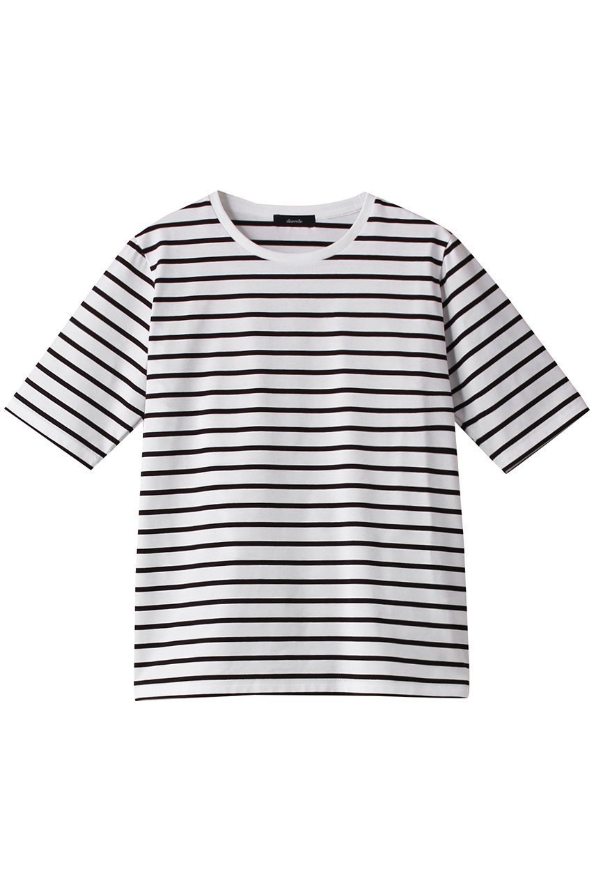 【アルアバイル/allureville】のBASIC T A インテリア・キッズ・メンズ・レディースファッション・服の通販 founy(ファニー) 　ファッション　Fashion　レディースファッション　Fashion for Women　トップス・カットソー　Cut & Sew Tops　シャツ・ブラウス・オフィスカジュアル　Elegant Blouses & Button-Ups　ロングTシャツ・Tシャツ　Longline T-Shirts & Tees　カットソー・ベーシックTシャツ　Cut-and-Sewn Tops / Stretch Tees & Basics　カリフォルニア　California, Cali Style　コンパクト　Compact, Small Size　ショート　Short, Short Length　スリーブ　Sleeve, Long Sleeve / Short Sleeve　ダメージ　Distressed, Destroyed　ベーシック　Basic, Essential　ブラック|ID: prp329100004928009 ipo3291000000036979045