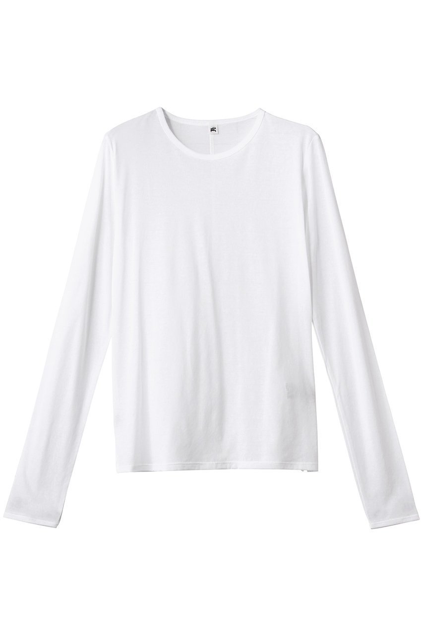 【ハー/HER.】のシアーカットソー インテリア・キッズ・メンズ・レディースファッション・服の通販 founy(ファニー) 　ファッション　Fashion　レディースファッション　Fashion for Women　トップス・カットソー　Cut & Sew Tops　シャツ・ブラウス・オフィスカジュアル　Elegant Blouses & Button-Ups　ロングTシャツ・Tシャツ　Longline T-Shirts & Tees　カットソー・ベーシックTシャツ　Cut-and-Sewn Tops / Stretch Tees & Basics　カットソー　Cut and Sewn Top　シアー　Sheer, See-Through　スリーブ　Sleeve, Long Sleeve / Short Sleeve　ロング　Long, Long-Length　春　Spring　オフホワイト|ID: prp329100004928053 ipo3291000000036979484