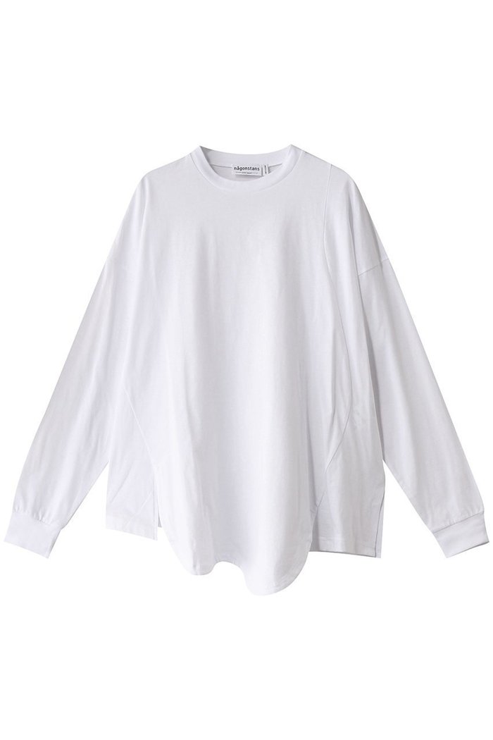 【ナゴンスタンス/nagonstans】のソフト天竺 CurveアシンメロンT インテリア・キッズ・メンズ・レディースファッション・服の通販 founy(ファウニー) https://founy.com/ ファッション Fashion レディースファッション Fashion for Women トップス・カットソー Cut & Sew Tops シャツ・ブラウス・オフィスカジュアル Elegant Blouses & Button-Ups ロングTシャツ・Tシャツ Longline T-Shirts & Tees カットソー・ベーシックTシャツ Cut-and-Sewn Tops / Stretch Tees & Basics スリット Slit, Slit Detail スリーブ Sleeve, Long Sleeve / Short Sleeve ロング Long, Long-Length |ID: prp329100004928061 ipo3291000000036979541