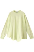【ナゴンスタンス/nagonstans】のソフト天竺 CurveアシンメロンT 人気、トレンドファッション・服の通販 founy(ファニー) ファッション Fashion レディースファッション Fashion for Women トップス・カットソー Cut & Sew Tops シャツ・ブラウス・オフィスカジュアル Elegant Blouses & Button-Ups ロングTシャツ・Tシャツ Longline T-Shirts & Tees カットソー・ベーシックTシャツ Cut-and-Sewn Tops / Stretch Tees & Basics スリット Slit, Slit Detail スリーブ Sleeve, Long Sleeve / Short Sleeve ロング Long, Long-Length thumbnail Grapefruit|ID: prp329100004928061 ipo3291000000036979545