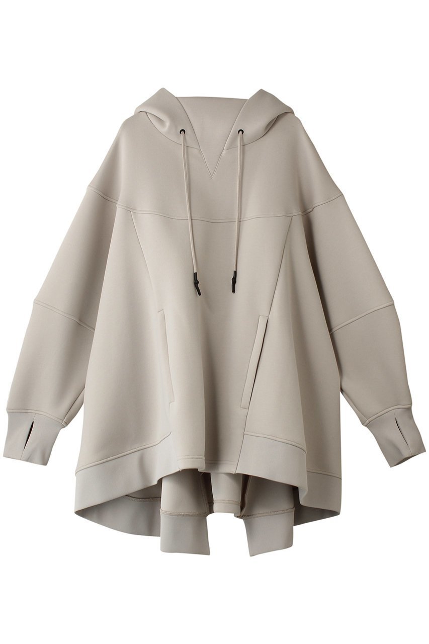 【ル フィル/LE PHIL】のテックダンボールジャージフーディー インテリア・キッズ・メンズ・レディースファッション・服の通販 founy(ファニー) 　ファッション　Fashion　レディースファッション　Fashion for Women　トップス・カットソー　Cut & Sew Tops　シャツ・ブラウス・オフィスカジュアル　Elegant Blouses & Button-Ups　レディースパーカー・カジュアルフーディー　Casual Hoodies & Sweatshirts　ロングTシャツ・Tシャツ　Longline T-Shirts & Tees　スウェット・クルーネックトップス　Sweatshirts & Crewnecks / Relaxed Fit Sweat Tops　カットソー・ベーシックTシャツ　Cut-and-Sewn Tops / Stretch Tees & Basics　フレア　Flare, Flared　ベージュ|ID: prp329100004928079 ipo3291000000036979694