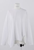 【エンフォルド/ENFOLD】のスビン天竺 アシンメドレープロンT 人気、トレンドファッション・服の通販 founy(ファニー) ファッション Fashion レディースファッション Fashion for Women トップス・カットソー Cut & Sew Tops シャツ・ブラウス・オフィスカジュアル Elegant Blouses & Button-Ups ロングTシャツ・Tシャツ Longline T-Shirts & Tees カットソー・ベーシックTシャツ Cut-and-Sewn Tops / Stretch Tees & Basics アシンメトリー Asymmetrical Style スリーブ Sleeve, Long Sleeve / Short Sleeve リラックス Relax, Relaxed Fit ロング Long, Long-Length ワイド Wide, Wide Fit thumbnail ホワイト|ID: prp329100004928083 ipo3291000000036979718