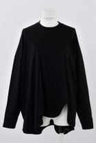 【エンフォルド/ENFOLD】のスビン天竺 アシンメドレープロンT 人気、トレンドファッション・服の通販 founy(ファニー) ファッション Fashion レディースファッション Fashion for Women トップス・カットソー Cut & Sew Tops シャツ・ブラウス・オフィスカジュアル Elegant Blouses & Button-Ups ロングTシャツ・Tシャツ Longline T-Shirts & Tees カットソー・ベーシックTシャツ Cut-and-Sewn Tops / Stretch Tees & Basics アシンメトリー Asymmetrical Style スリーブ Sleeve, Long Sleeve / Short Sleeve リラックス Relax, Relaxed Fit ロング Long, Long-Length ワイド Wide, Wide Fit thumbnail ブラック|ID: prp329100004928083 ipo3291000000036979719