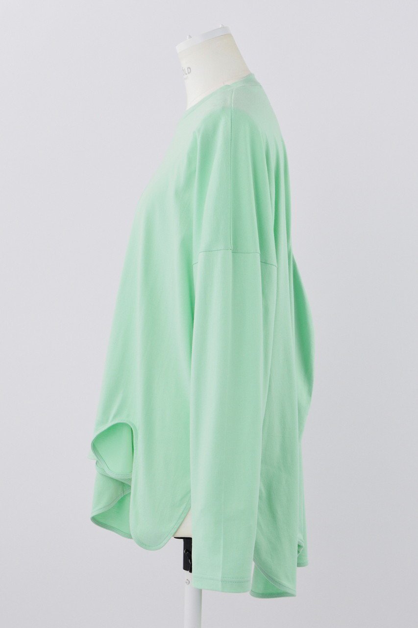 【エンフォルド/ENFOLD】のスビン天竺 アシンメドレープロンT 人気、トレンドファッション・服の通販 founy(ファニー) 　ファッション　Fashion　レディースファッション　Fashion for Women　トップス・カットソー　Cut & Sew Tops　シャツ・ブラウス・オフィスカジュアル　Elegant Blouses & Button-Ups　ロングTシャツ・Tシャツ　Longline T-Shirts & Tees　カットソー・ベーシックTシャツ　Cut-and-Sewn Tops / Stretch Tees & Basics　アシンメトリー　Asymmetrical Style　スリーブ　Sleeve, Long Sleeve / Short Sleeve　リラックス　Relax, Relaxed Fit　ロング　Long, Long-Length　ワイド　Wide, Wide Fit　other-2|ID: prp329100004928083 ipo3291000000036979723