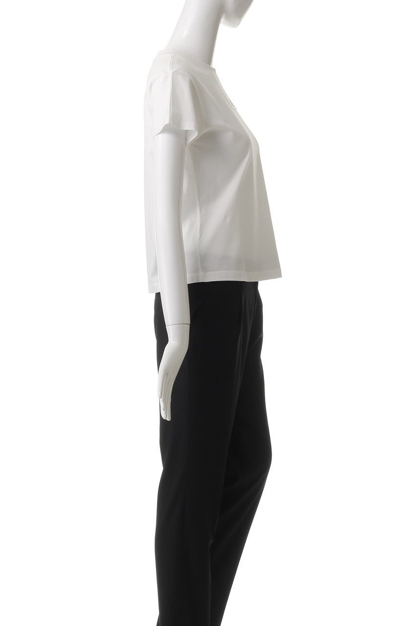 【エムエム6 メゾン マルタン マルジェラ/MM6 Maison Martin Margiela】のTシャツ 人気、トレンドファッション・服の通販 founy(ファニー) 　ファッション　Fashion　レディースファッション　Fashion for Women　トップス・カットソー　Cut & Sew Tops　シャツ・ブラウス・オフィスカジュアル　Elegant Blouses & Button-Ups　ロングTシャツ・Tシャツ　Longline T-Shirts & Tees　カットソー・ベーシックTシャツ　Cut-and-Sewn Tops / Stretch Tees & Basics　コンパクト　Compact, Small Size　ショート　Short, Short Length　シンプル　Simple, Minimal　スリーブ　Sleeve, Long Sleeve / Short Sleeve　トレンド　Trend, Trending Now　フロント　Front, Front Design　ボトム　Bottoms, Lower Wear　ワイド　Wide, Wide Fit　other-3|ID: prp329100004928086 ipo3291000000036979738