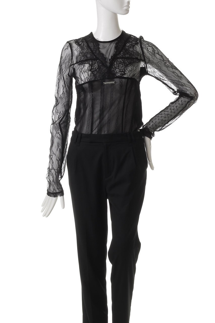 【プランク プロジェクト/PRANK PROJECT】のレースボディースーツ / Lace Bodysuit 人気、トレンドファッション・服の通販 founy(ファニー) 　ファッション　Fashion　レディースファッション　Fashion for Women　トップス・カットソー　Cut & Sew Tops　キャミソール&ノースリーブ　Camisoles & Sleeveless Tops　シャツ・ブラウス・オフィスカジュアル　Elegant Blouses & Button-Ups　ロングTシャツ・Tシャツ　Longline T-Shirts & Tees　カットソー・ベーシックTシャツ　Cut-and-Sewn Tops / Stretch Tees & Basics　インナー　Innerwear　キャミソール　Camisole, Spaghetti Strap Top　スポーティ　Sporty, Casual Athletic　スーツ　Suit, Formalwear　タンク　Tank Top, Sleeveless Top　レース　Lace, Lace Fabric　other-2|ID: prp329100004928091 ipo3291000000036979768