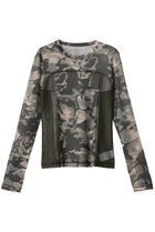【メゾンスペシャル/MAISON SPECIAL】のCamouflage Mesh Fabric Inner Tops/カモフラージュメッシュインナー 人気、トレンドファッション・服の通販 founy(ファニー) ファッション Fashion レディースファッション Fashion for Women トップス・カットソー Cut & Sew Tops シャツ・ブラウス・オフィスカジュアル Elegant Blouses & Button-Ups ロングTシャツ・Tシャツ Longline T-Shirts & Tees カットソー・ベーシックTシャツ Cut-and-Sewn Tops / Stretch Tees & Basics インナー Innerwear シアー Sheer, See-Through スタイリッシュ Stylish, Fashionable スリーブ Sleeve, Long Sleeve / Short Sleeve ダメージ Distressed, Destroyed プリント Print, Printed Pattern ミリタリー Military, Army Style メッシュ Mesh, Net Fabric ロング Long, Long-Length おすすめ Recommended / Our Picks thumbnail KHK(カーキ)|ID: prp329100004928115 ipo3291000000036980046