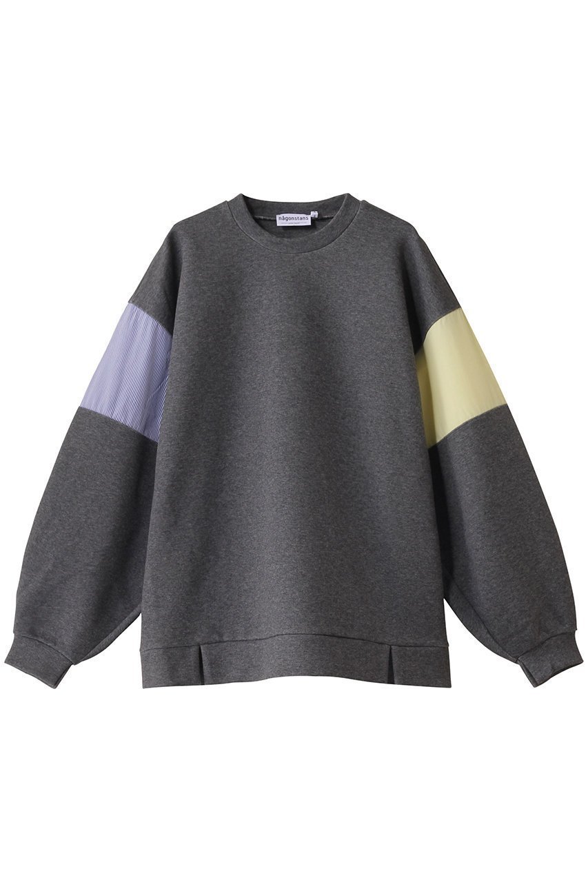 【ナゴンスタンス/nagonstans】のダンボール Bi-color P.O/プルオーバー インテリア・キッズ・メンズ・レディースファッション・服の通販 founy(ファニー) 　ファッション　Fashion　レディースファッション　Fashion for Women　トップス・カットソー　Cut & Sew Tops　シャツ・ブラウス・オフィスカジュアル　Elegant Blouses & Button-Ups　レディースパーカー・カジュアルフーディー　Casual Hoodies & Sweatshirts　ロングTシャツ・Tシャツ　Longline T-Shirts & Tees　カジュアルプルオーバー・ニットトップス　Pullovers & Knit Tops / Casual Pullovers　スウェット・クルーネックトップス　Sweatshirts & Crewnecks / Relaxed Fit Sweat Tops　カットソー・ベーシックTシャツ　Cut-and-Sewn Tops / Stretch Tees & Basics　インナー　Innerwear　スリット　Slit, Slit Detail　Stone|ID: prp329100004928129 ipo3291000000036980154
