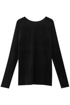 【ウィムガゼット/Whim Gazette】のシアーベロアバックシャンカットソー 人気、トレンドファッション・服の通販 founy(ファニー) ファッション Fashion レディースファッション Fashion for Women トップス・カットソー Cut & Sew Tops シャツ・ブラウス・オフィスカジュアル Elegant Blouses & Button-Ups ロングTシャツ・Tシャツ Longline T-Shirts & Tees カットソー・ベーシックTシャツ Cut-and-Sewn Tops / Stretch Tees & Basics ベロアトップス Velour Tops / Velvet-Look Items おすすめ Recommended / Our Picks カットソー Cut and Sewn Top キャミワンピース Cami Dress, Slip Dress シアー Sheer, See-Through ショート Short, Short Length シンプル Simple, Minimal スリーブ Sleeve, Long Sleeve / Short Sleeve ベロア Velour, Soft Velvet thumbnail ブラック|ID: prp329100004928145 ipo3291000000036980288