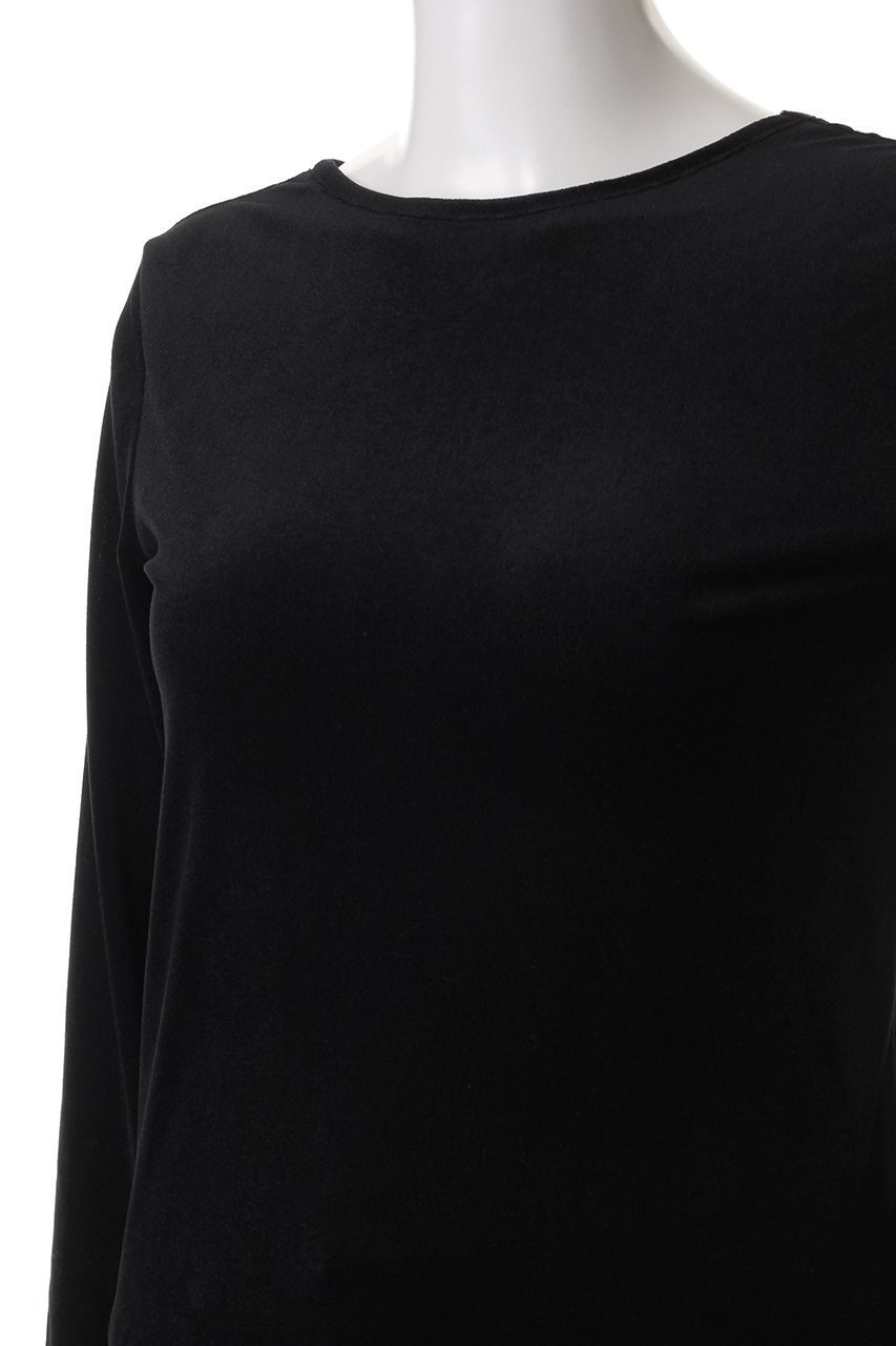 【ウィムガゼット/Whim Gazette】のシアーベロアバックシャンカットソー 人気、トレンドファッション・服の通販 founy(ファニー) 　ファッション　Fashion　レディースファッション　Fashion for Women　トップス・カットソー　Cut & Sew Tops　シャツ・ブラウス・オフィスカジュアル　Elegant Blouses & Button-Ups　ロングTシャツ・Tシャツ　Longline T-Shirts & Tees　カットソー・ベーシックTシャツ　Cut-and-Sewn Tops / Stretch Tees & Basics　ベロアトップス　Velour Tops / Velvet-Look Items　おすすめ　Recommended / Our Picks　カットソー　Cut and Sewn Top　キャミワンピース　Cami Dress, Slip Dress　シアー　Sheer, See-Through　ショート　Short, Short Length　シンプル　Simple, Minimal　スリーブ　Sleeve, Long Sleeve / Short Sleeve　ベロア　Velour, Soft Velvet　other-5|ID: prp329100004928145 ipo3291000000036980298