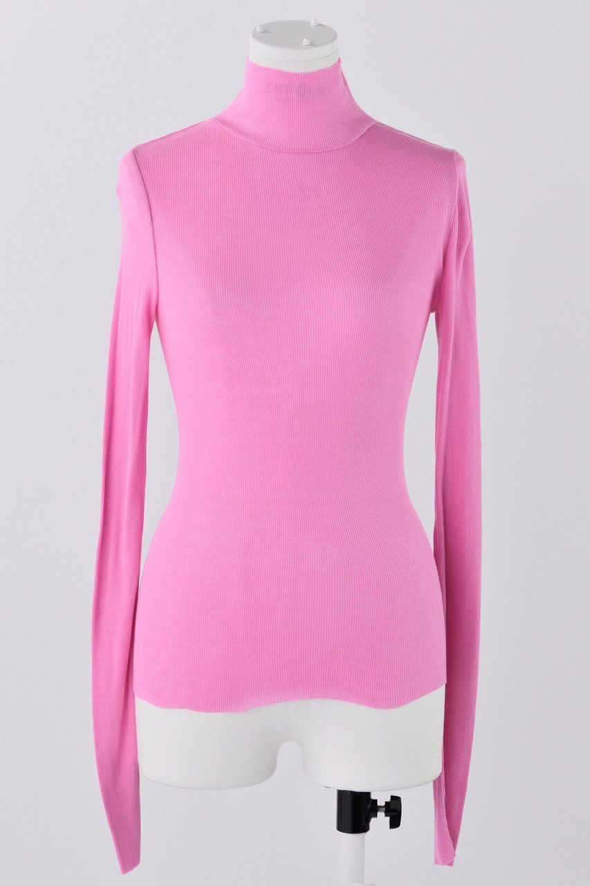 【エンフォルド/ENFOLD】のBrushed Rib ロングスリーブ インテリア・キッズ・メンズ・レディースファッション・服の通販 founy(ファニー) 　ファッション　Fashion　レディースファッション　Fashion for Women　トップス・カットソー　Cut & Sew Tops　シャツ・ブラウス・オフィスカジュアル　Elegant Blouses & Button-Ups　ロングTシャツ・Tシャツ　Longline T-Shirts & Tees　カットソー・ベーシックTシャツ　Cut-and-Sewn Tops / Stretch Tees & Basics　おすすめ　Recommended / Our Picks　インナー　Innerwear　カットソー　Cut and Sewn Top　コンパクト　Compact, Small Size　スリーブ　Sleeve, Long Sleeve / Short Sleeve　ロング　Long, Long-Length　ピンク|ID: prp329100004928155 ipo3291000000036980412