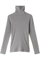【オーヴィル/EAUVIRE】のコットンカシミヤタートルネックカットソー トップグレー|ID: prp329100004928171 ipo3291000000036980540