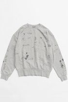 【メゾンスペシャル/MAISON SPECIAL】のVintage Style Drawing Sweatshirt/ヴィンテージドローイングスウェット GRY(グレー)|ID: prp329100004928176 ipo3291000000036980593