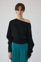 【リムアーク/RIM.ARK】のSleeve tuck cut tops/カットソー ブラック|ID: prp329100004928179 ipo3291000000036980622
