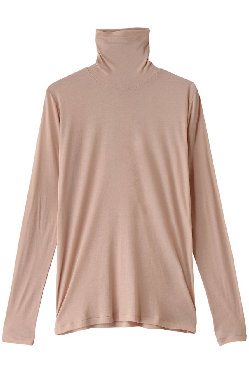 【ベイジ,/BEIGE,】のSORE(ソ―ル)/コットンシアーハイネックカットソー インテリア・キッズ・メンズ・レディースファッション・服の通販 founy(ファニー) 　ファッション　Fashion　レディースファッション　Fashion for Women　トップス・カットソー　Cut & Sew Tops　シャツ・ブラウス・オフィスカジュアル　Elegant Blouses & Button-Ups　ロングTシャツ・Tシャツ　Longline T-Shirts & Tees　カットソー・ベーシックTシャツ　Cut-and-Sewn Tops / Stretch Tees & Basics　カットソー　Cut and Sewn Top　シンプル　Simple, Minimal　スリーブ　Sleeve, Long Sleeve / Short Sleeve　ハイネック　High Neck, Mock Neck　ロング　Long, Long-Length　エレガント 上品　Elegant　A/W・秋冬　Autumn/Winter　Nude|ID: prp329100004928189 ipo3291000000036980735