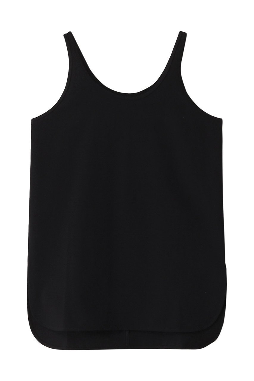 【ベイジ,/BEIGE,】のBROIS(ブロア)/シャツテールタンクトップ インテリア・キッズ・メンズ・レディースファッション・服の通販 founy(ファニー) 　ファッション　Fashion　レディースファッション　Fashion for Women　トップス・カットソー　Cut & Sew Tops　キャミソール&ノースリーブ　Camisoles & Sleeveless Tops　シャツ・ブラウス・オフィスカジュアル　Elegant Blouses & Button-Ups　ロングTシャツ・Tシャツ　Longline T-Shirts & Tees　カットソー・ベーシックTシャツ　Cut-and-Sewn Tops / Stretch Tees & Basics　キャミソール　Camisole, Spaghetti Strap Top　シンプル　Simple, Minimal　ストレッチ　Stretch, Stretchy Fabric　タンク　Tank Top, Sleeveless Top　ロング　Long, Long-Length　Black|ID: prp329100004928191 ipo3291000000036980753