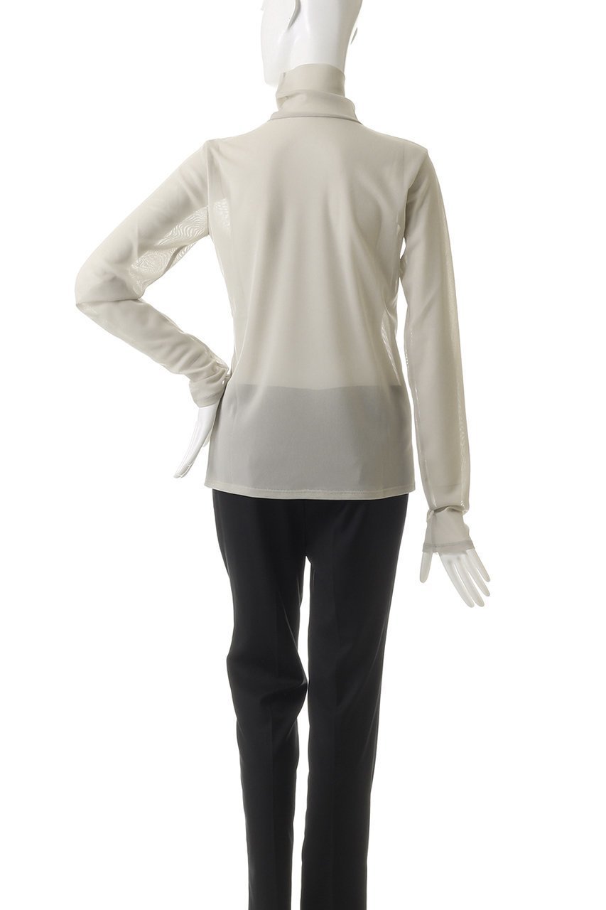 【ガリャルダガランテ/GALLARDAGALANTE】のチュールタートルカットソー 人気、トレンドファッション・服の通販 founy(ファニー) 　ファッション　Fashion　レディースファッション　Fashion for Women　トップス・カットソー　Cut & Sew Tops　シャツ・ブラウス・オフィスカジュアル　Elegant Blouses & Button-Ups　ロングTシャツ・Tシャツ　Longline T-Shirts & Tees　カットソー・ベーシックTシャツ　Cut-and-Sewn Tops / Stretch Tees & Basics　おすすめ　Recommended / Our Picks　インナー　Innerwear　ジャケット　Jacket, Outerwear　スリーブ　Sleeve, Long Sleeve / Short Sleeve　タートル　Turtleneck, Turtle Collar　ロング　Long, Long-Length　other-4|ID: prp329100004928194 ipo3291000000036980779